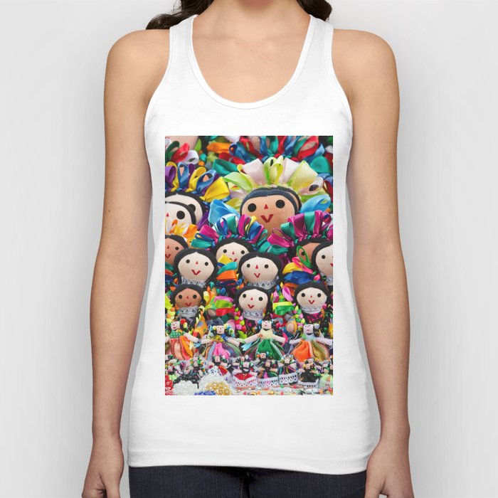 Traditional Mexican dolls Tank Top