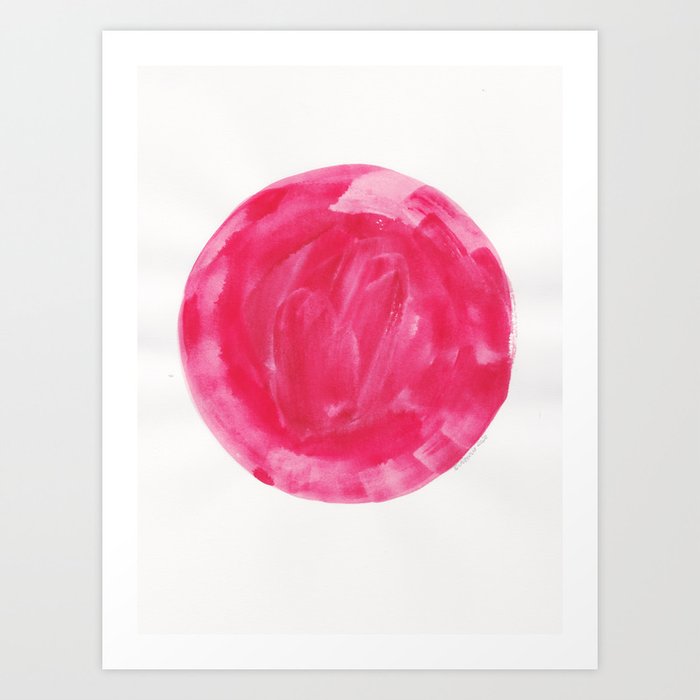 10  | 200130 | Circle | Moon | Watercolor Painting |  Watercolor Art | Minimalism | Minimalist Art Art Print