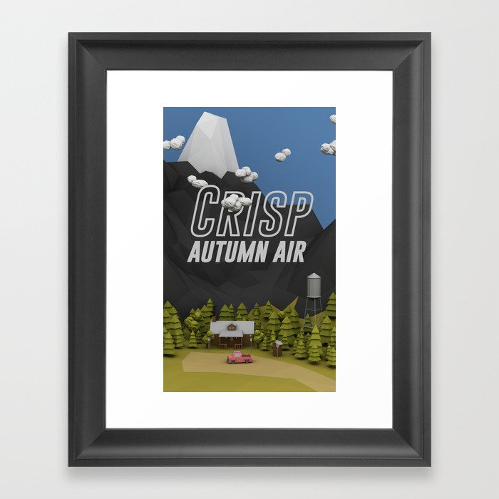 Crisp Autumn Air Framed Art Print