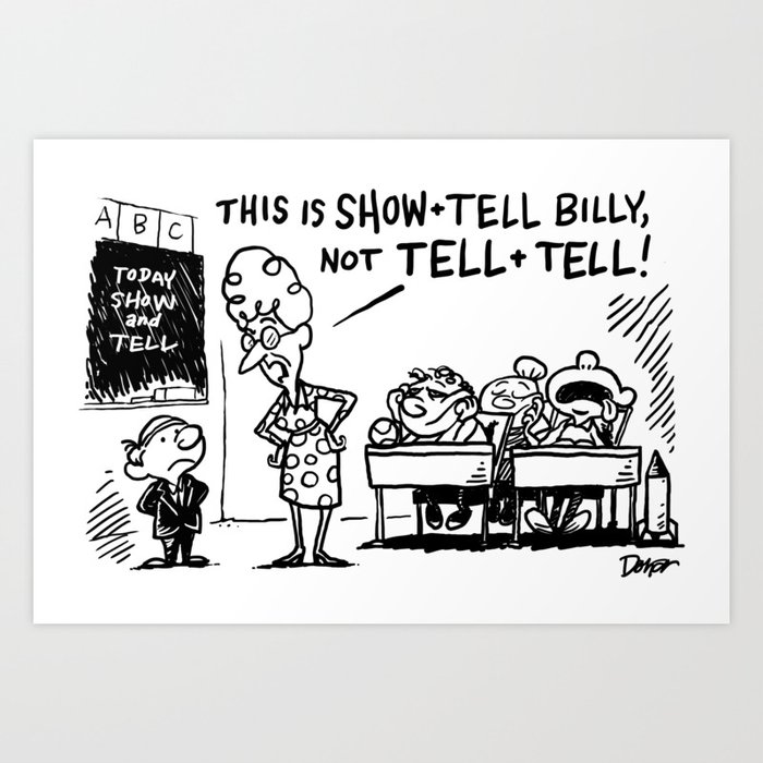 Show and Tell Art Print