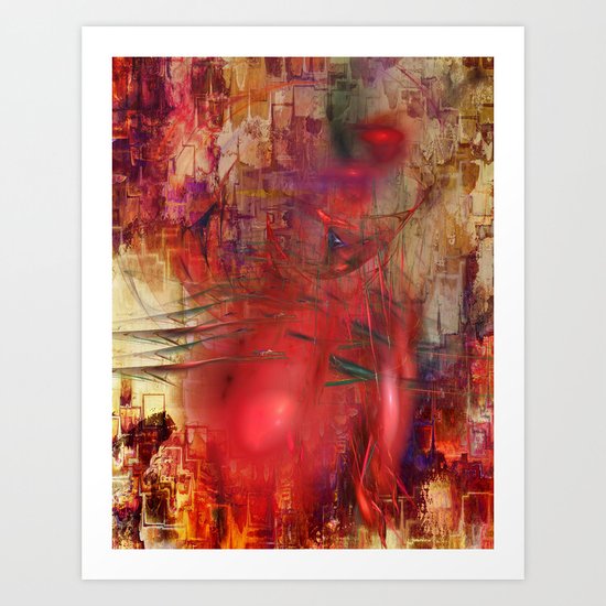 Avalon fractal art Art Print