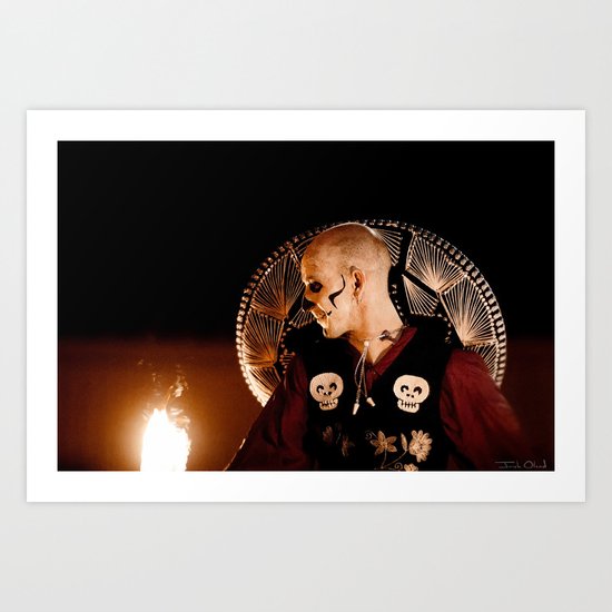 Los Muertos Mariachi Art Print