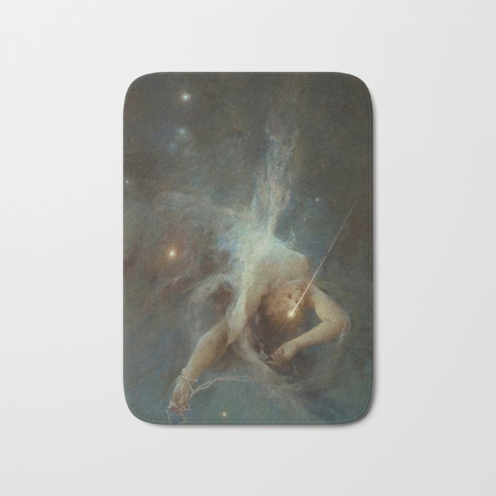 "Falling Star" by Witold Pruszkowski (1884) Bath Mat