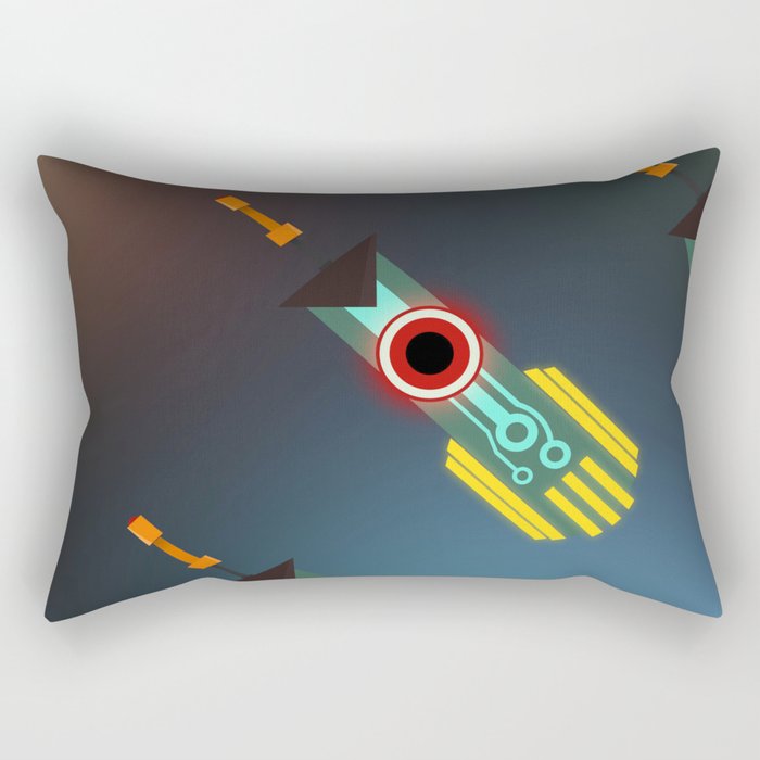 Transistor Swords Rectangular Pillow