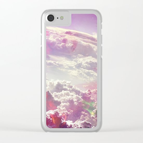 Clouds #galaxy Clear iPhone Case