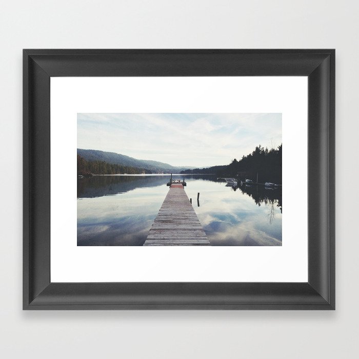Dock Framed Art Print