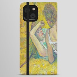 Henri de Toulouse-Lautrec - Abandonment (The pair) - L`abandon (Les deux amies) - 1895 iPhone Wallet Case