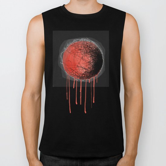red Biker Tank