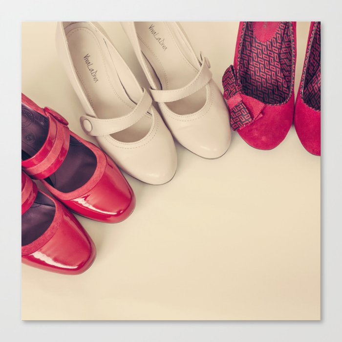 The Shoe Collection Canvas Print