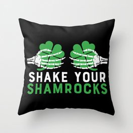Shake Your Shamrocks St Patrick's Day Throw Pillow
