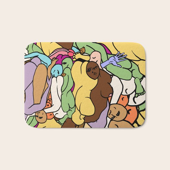Human Slugs Bath Mat