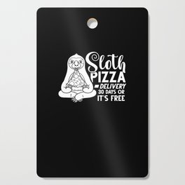 Sloth Eating Pizza Delivery Pizzeria Italian Cutting Board