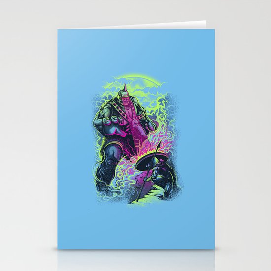 Magnysseus vs the Cyclops: X-Odyssey Stationery Cards