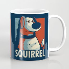 Squirrel Golden Retriever // Obama Hope, Dog for President, Elections Coffee Mug