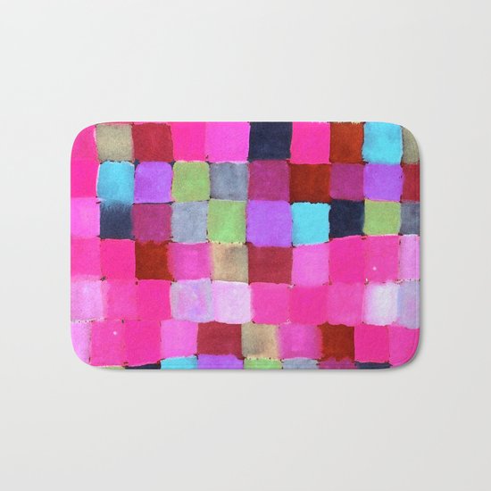 Colours passing through us Bath Mat