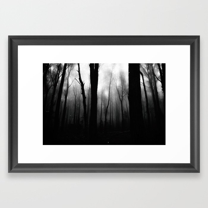 Dark Forest Framed Art Print
