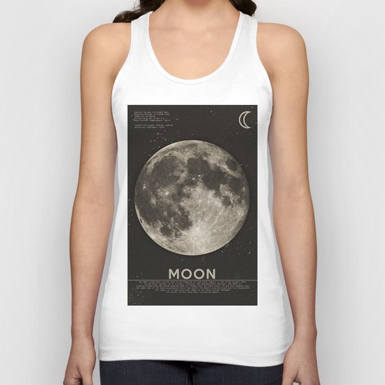 The Moon Unisex Tank Top