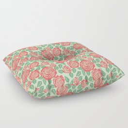 Rose garden Floor Pillow