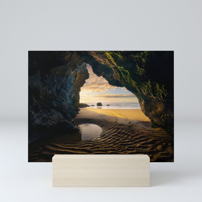 Ireland Sea Cave Print (RR03) Mini Art Print