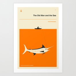 THE OLD MAN AND THE SEA Art Print