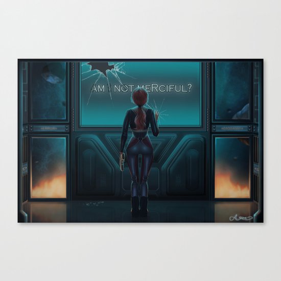Am I Not Merciful Canvas Print