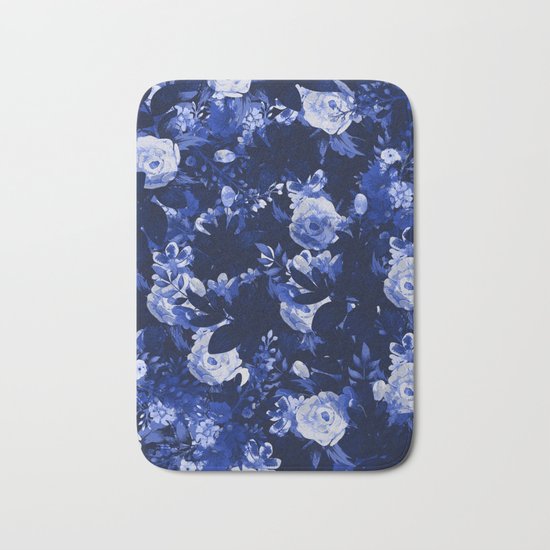 Night Botanical Garden Bath Mat