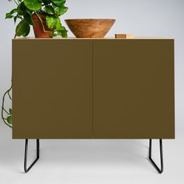 Smoked Oak Brown Credenza