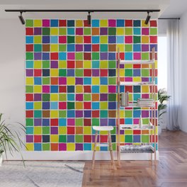 Colorful color squares Wall Mural