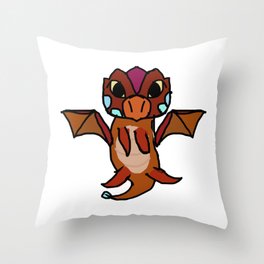 Dragon Bat Throw Pillow