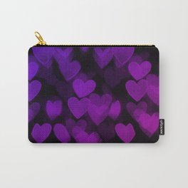 Goth hearts black pink purple Carry-All Pouch
