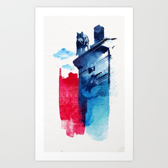 This is my town Art Print