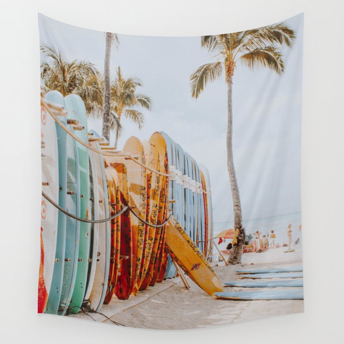 lets surf xcv Wall Tapestry