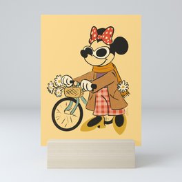 "Weekend Minnie Mouse" by Haley Tippmann Mini Art Print