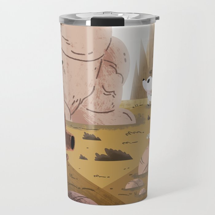 There's A Great Big World Out There! Travel Mug