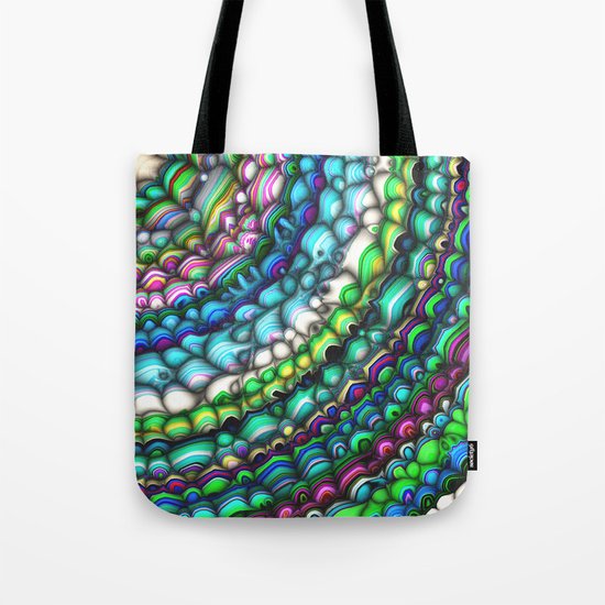 Curved Spectral Shapes Tote Bag