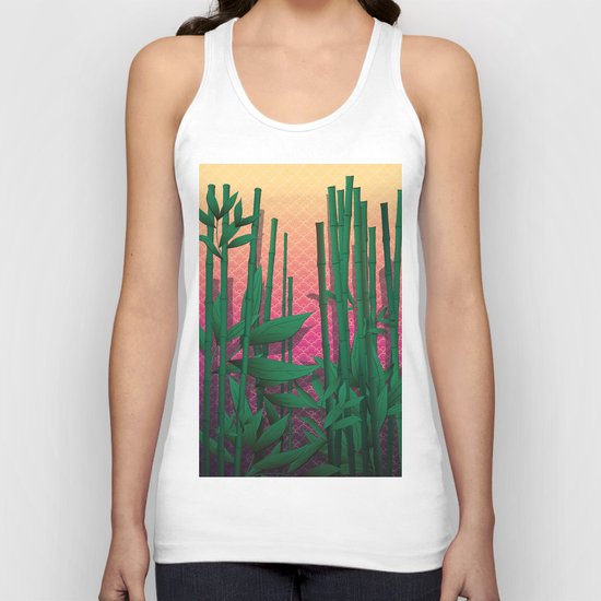 Japanese Sunset Unisex Tank Top