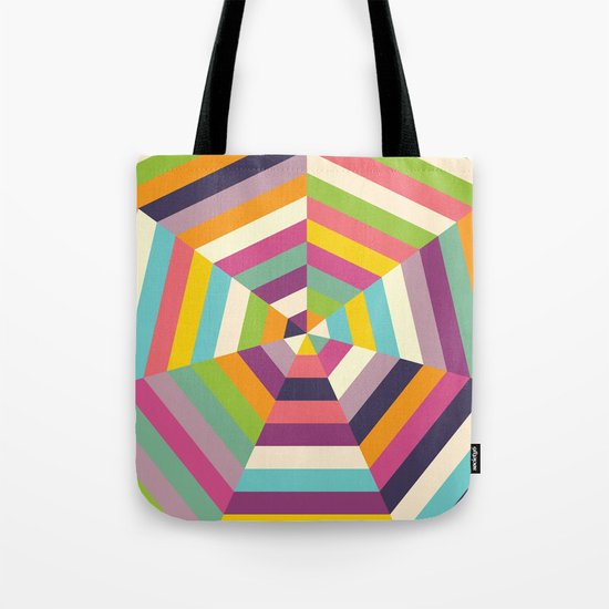 Heptagon Quilt 1 Tote Bag