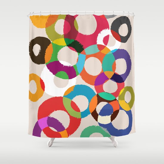 Loop Hoop Shower Curtain