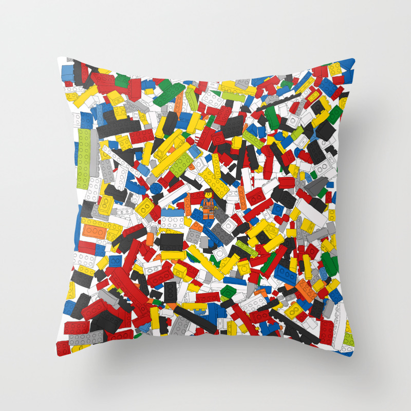 The Lego Movie Throw Pillow By Martinlucas Society6