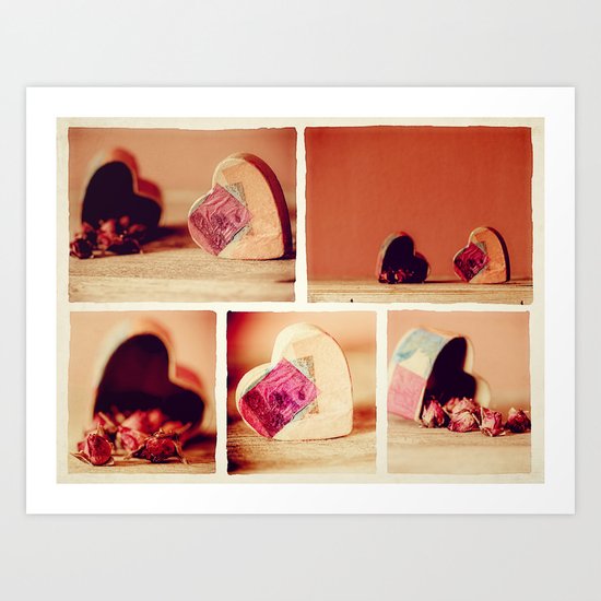 open hearts Art Print