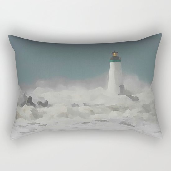 SANTA CRUZ LIGHT HOUSE 011 Rectangular Pillow
