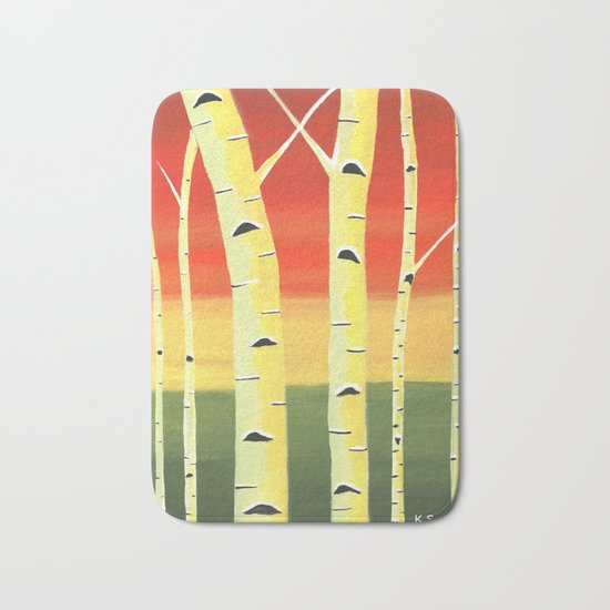 Birch Woods Bath Mat