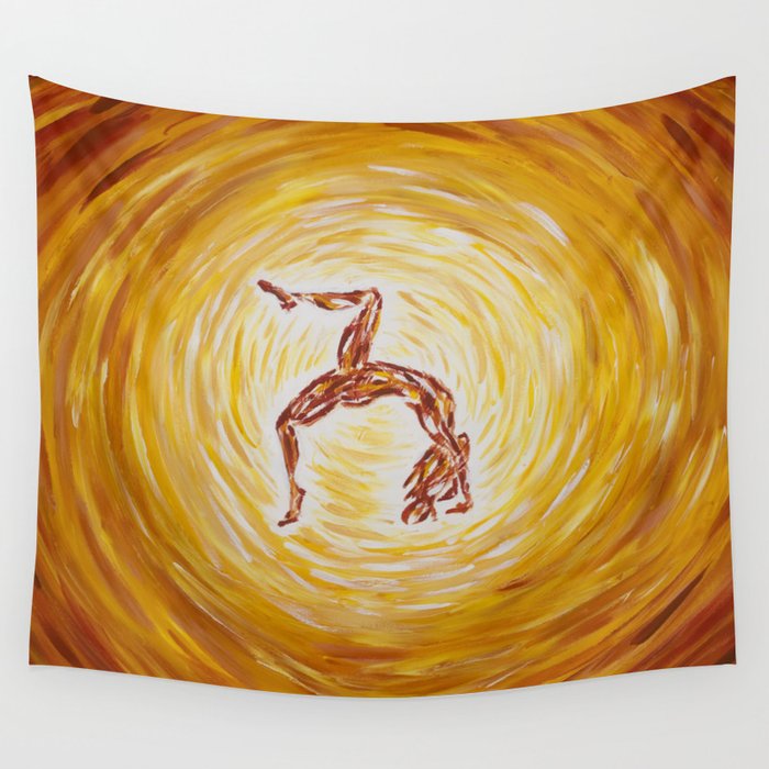 "Spiral into the Heart" Wall Tapestry