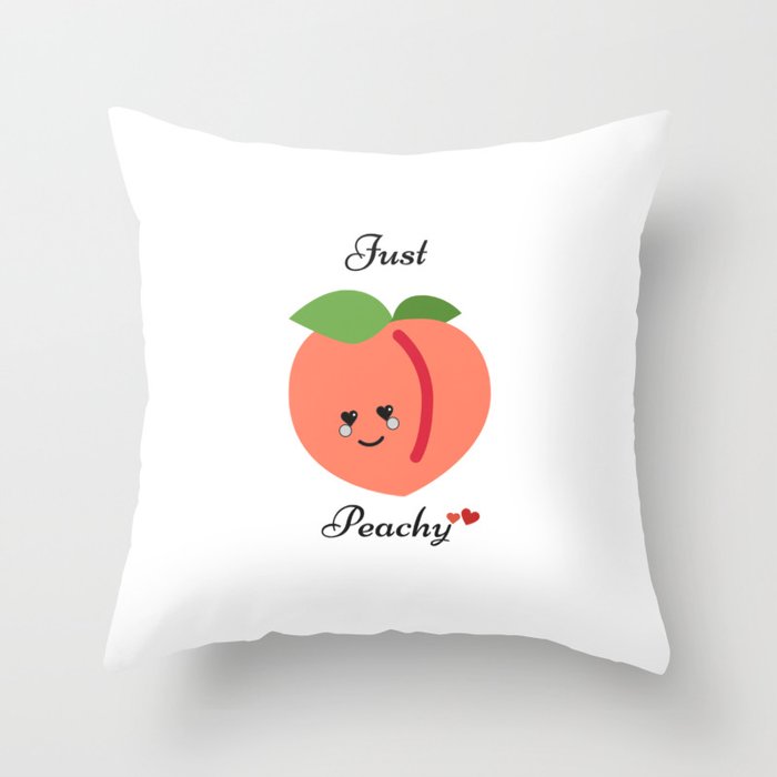 Peach deals emoji pillow