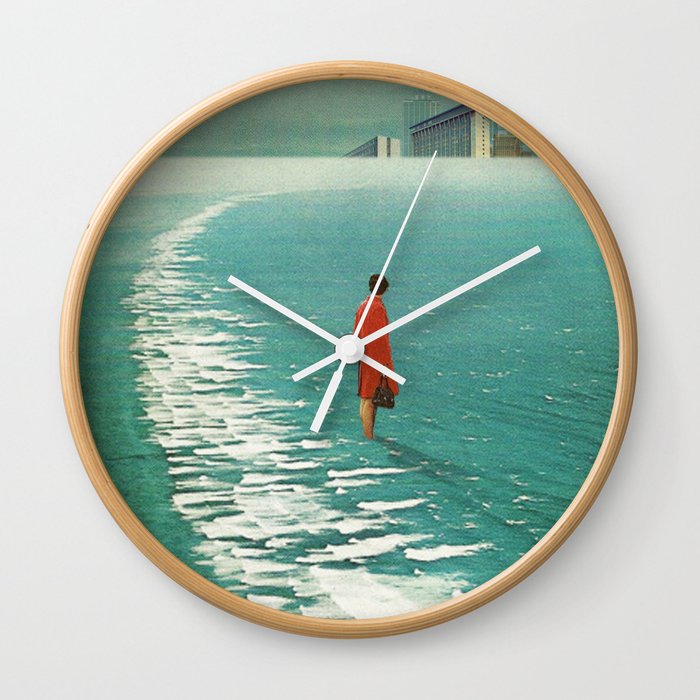 Waiting For The Cities To Fade Out Wall Clock