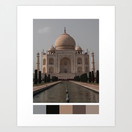 ArtWork Taj Mahal INDIA Art work photo Art Print Art Print