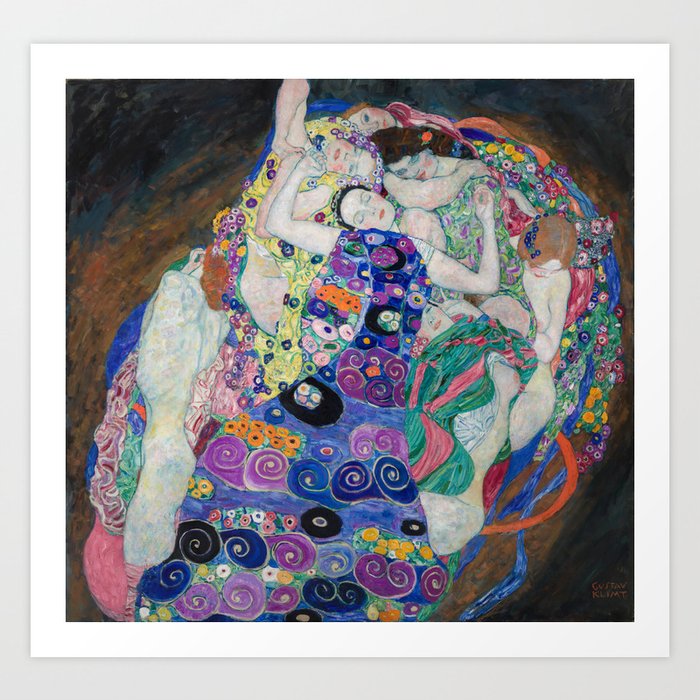 The Maiden Gustav Klimt Art Print By Klimtgallery Society6