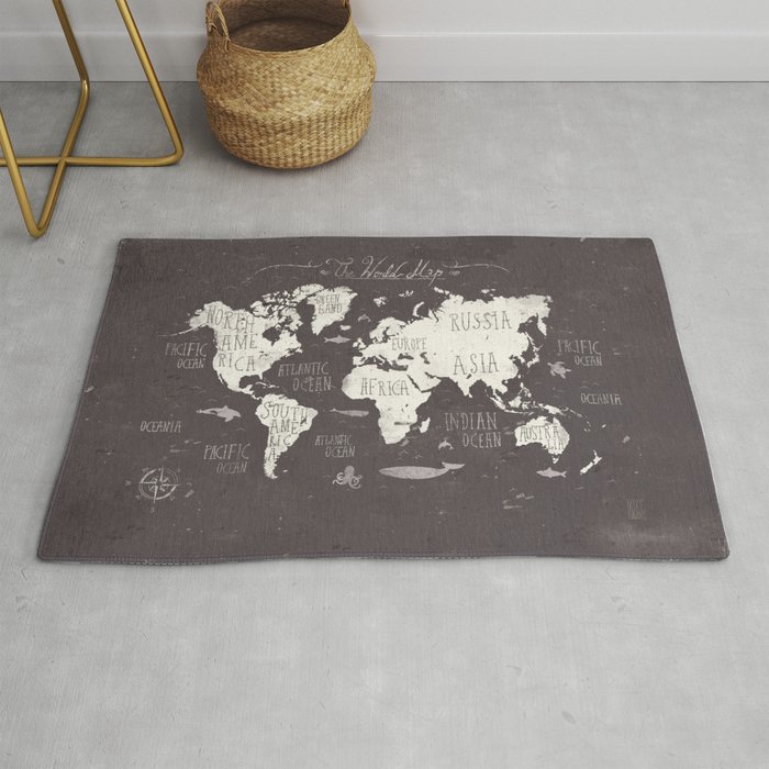 The World Map Rug