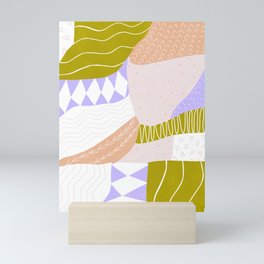 spring voyage, quilt Mini Art Print