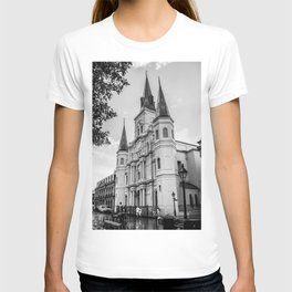 Rainy Day in Jackson Square New Orleans  (002) T Shirt